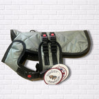 XXSmall - Sage Quilted - Protective Dog Coat - Armoured Bite Resistant Dog Coat
