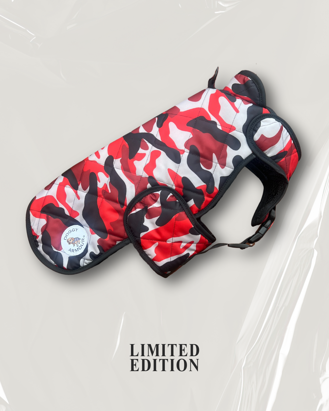 Quilted Red Camo