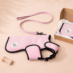 Baby Pink Armoured Bite Resistant Dog Coat - MADE TO ORDER