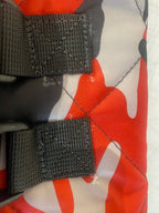 X Small - FAULTY - Mini Daschund - Red Camo Quilted - Protective Dog Coat - Armoured Bite Resistant Dog Coat