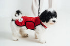 Poppy Red Protective Dog Coat - Armoured Bite Resistant Dog Coat